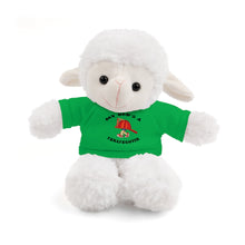 Load image into Gallery viewer, Gift for Infants a Stuffed Animals with Tee My Dad's A Firefighter