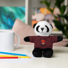 Load image into Gallery viewer, Gift for Infants a Stuffed Animals with Tee My Dad's A Firefighter