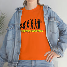 Load image into Gallery viewer, BeeKeeper Evolution , Great Gift idea Unisex Heavy Cotton Tee