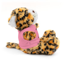Load image into Gallery viewer, Gift for Infants a Stuffed Animals with Tee My Dad's A Firefighter