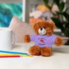 Load image into Gallery viewer, Gift for Infants a Stuffed Animals with Tee My Dad's A Firefighter