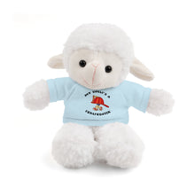 Load image into Gallery viewer, Gift for Infants a Stuffed Animals with Tee My Uncle is a Firefighter