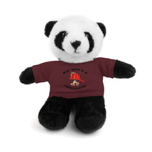 Load image into Gallery viewer, Gift for Infants a Stuffed Animals with Tee My Dad's A Firefighter
