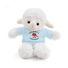 Load image into Gallery viewer, Gift for Infants a Stuffed Animals with Tee My Dad's A Firefighter
