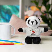 Load image into Gallery viewer, Gift for Infants a Stuffed Animals with Tee My Dad's A Firefighter