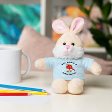 Load image into Gallery viewer, Gift for Infants a Stuffed Animals with Tee My Dad's A Firefighter