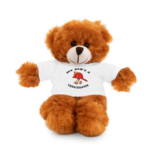 Load image into Gallery viewer, Gift for Infants a Stuffed Animals with Tee My Dad's A Firefighter