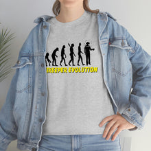 Load image into Gallery viewer, BeeKeeper Evolution , Great Gift idea Unisex Heavy Cotton Tee