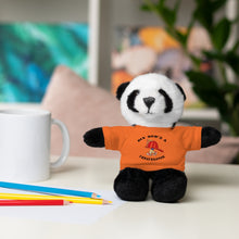 Load image into Gallery viewer, Gift for Infants a Stuffed Animals with Tee My Dad's A Firefighter