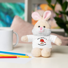 Load image into Gallery viewer, Gift for Infants a Stuffed Animals with Tee My Dad's A Firefighter