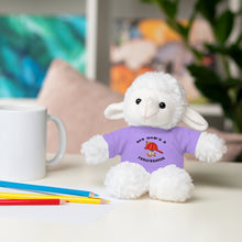 Load image into Gallery viewer, Gift for Infants a Stuffed Animals with Tee My Dad's A Firefighter