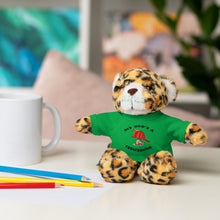 Load image into Gallery viewer, Gift for Infants a Stuffed Animals with Tee My Dad's A Firefighter
