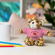 Load image into Gallery viewer, Gift for Infants a Stuffed Animals with Tee My Dad's A Firefighter