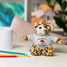 Load image into Gallery viewer, Gift for Infants a Stuffed Animals with Tee My Dad's A Firefighter