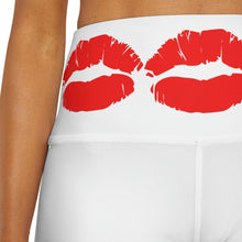 Load image into Gallery viewer, Valentine Gift, Kiss It, High Waisted Yoga Shorts