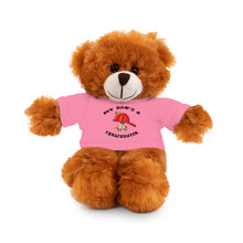 Load image into Gallery viewer, Gift for Infants a Stuffed Animals with Tee My Dad's A Firefighter