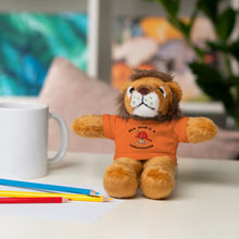 Load image into Gallery viewer, Gift for Infants a Stuffed Animals with Tee My Dad's A Firefighter
