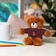 Load image into Gallery viewer, Gift for Infants a Stuffed Animals with Tee My Dad's A Firefighter