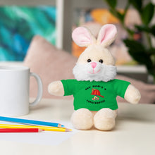Load image into Gallery viewer, Gift for Infants a Stuffed Animals with Tee My Dad's A Firefighter