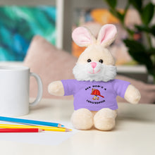 Load image into Gallery viewer, Gift for Infants a Stuffed Animals with Tee My Dad's A Firefighter