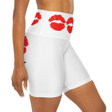 Load image into Gallery viewer, Valentine Gift, Kiss It, High Waisted Yoga Shorts