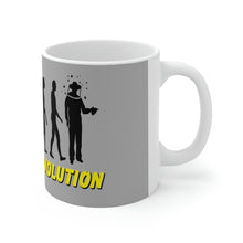 Load image into Gallery viewer, BeeKeeper Evolution, Great Gift Idea , Glassware, Ceramic Mug 11oz