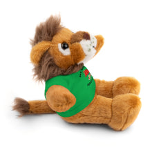 Load image into Gallery viewer, Gift for Infants a Stuffed Animals with Tee My Dad's A Firefighter