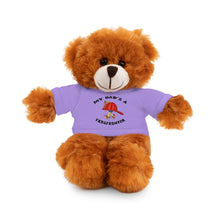 Load image into Gallery viewer, Gift for Infants a Stuffed Animals with Tee My Dad's A Firefighter