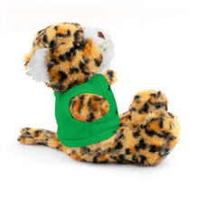 Load image into Gallery viewer, Gift for Infants a Stuffed Animals with Tee My Dad's A Firefighter