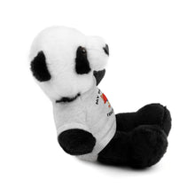 Load image into Gallery viewer, Gift for Infants a Stuffed Animals with Tee My Dad's A Firefighter