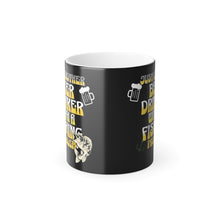 Load image into Gallery viewer, Beer Drinker with a Fishing Problem, Color Morphing Mug, 11oz
