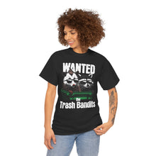 Load image into Gallery viewer, Wanted Trash Bandits Tee, Funny Graphic T-Shirt, Gift for Animal Lovers, Unique Dad Shirt, Comfy Everyday Wear
