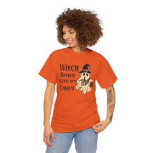 Load image into Gallery viewer, Witch Better Have My Candy Tee - Halloween Shirt, Unisex Graphic Tee, Ghost Design T-Shirt, Spooky Vibes Apparel, Trick or Treat Gift
