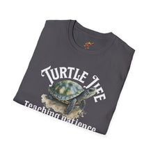 Load image into Gallery viewer, Turtle Life, Teaching patience since day one, Turtle lover Unisex Softstyle T-Shirt
