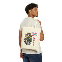 Load image into Gallery viewer, EMS All in a Days Work Cotton Canvas Tote Bag
