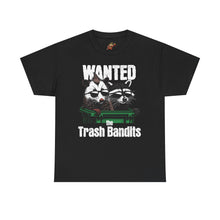 Load image into Gallery viewer, Wanted Trash Bandits Tee, Funny Graphic T-Shirt, Gift for Animal Lovers, Unique Dad Shirt, Comfy Everyday Wear
