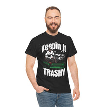Load image into Gallery viewer, Keepin&#39; It Trashy Unisex Heavy Cotton Tee | Funny Graphic Shirt, Pet Lover Gift, Casual Wear, Unique Style, Animal Humor

