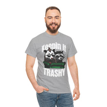 Load image into Gallery viewer, Keepin&#39; It Trashy Unisex Heavy Cotton Tee | Funny Graphic Shirt, Pet Lover Gift, Casual Wear, Unique Style, Animal Humor

