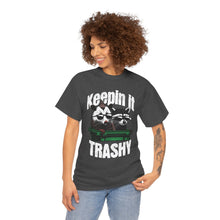 Load image into Gallery viewer, Keepin&#39; It Trashy Unisex Heavy Cotton Tee | Funny Graphic Shirt, Pet Lover Gift, Casual Wear, Unique Style, Animal Humor
