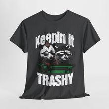Load image into Gallery viewer, Keepin&#39; It Trashy Unisex Heavy Cotton Tee | Funny Graphic Shirt, Pet Lover Gift, Casual Wear, Unique Style, Animal Humor
