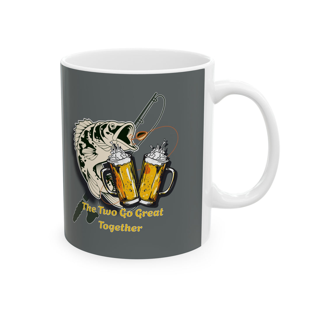 The Two Go Great Together, Coffee Ceramic Mug, (11oz, 15oz)