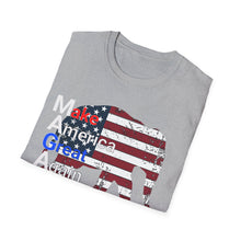 Load image into Gallery viewer, MAGA Doesn&#39;t Spell TRUMP, But I am Voting for Him , Unisex Softstyle T-Shirt, Great Proud T-Shirt
