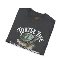 Load image into Gallery viewer, Turtle Life, Teaching patience since day one, Turtle lover Unisex Softstyle T-Shirt
