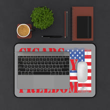 Load image into Gallery viewer, Cigars, Whiskey, Guns &amp; FREEDOM Desk Mat
