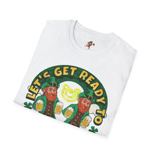 Load image into Gallery viewer, LET&#39;S GET READY TO SEE DOUBLE  Adult T-Shirt, Funny Humor, St. Patrick&#39;s Day
