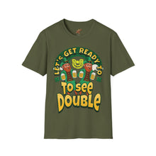 Load image into Gallery viewer, LET&#39;S GET READY TO SEE DOUBLE  Adult T-Shirt, Funny Humor, St. Patrick&#39;s Day
