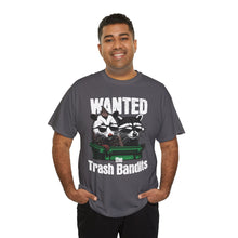 Load image into Gallery viewer, Wanted Trash Bandits Tee, Funny Graphic T-Shirt, Gift for Animal Lovers, Unique Dad Shirt, Comfy Everyday Wear
