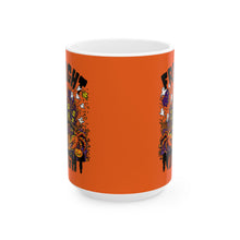 Load image into Gallery viewer, Vibrant Floral Ceramic Mug - Perfect for Coffee Lovers, Unique Halloween Gift Idea, Decorative Drinkware, Mug for Tea, Seasonal Celebration
