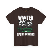 Load image into Gallery viewer, Wanted Trash Bandits Tee, Funny Graphic T-Shirt, Gift for Animal Lovers, Unique Dad Shirt, Comfy Everyday Wear
