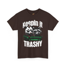 Load image into Gallery viewer, Keepin&#39; It Trashy Unisex Heavy Cotton Tee | Funny Graphic Shirt, Pet Lover Gift, Casual Wear, Unique Style, Animal Humor
